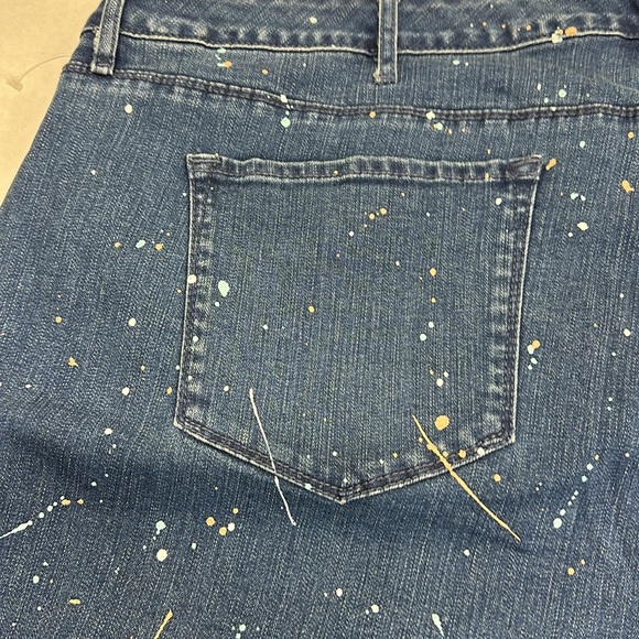 26WP JEANS PAINT SPLATTER MARTHA STEWART - Picture 8 of 11